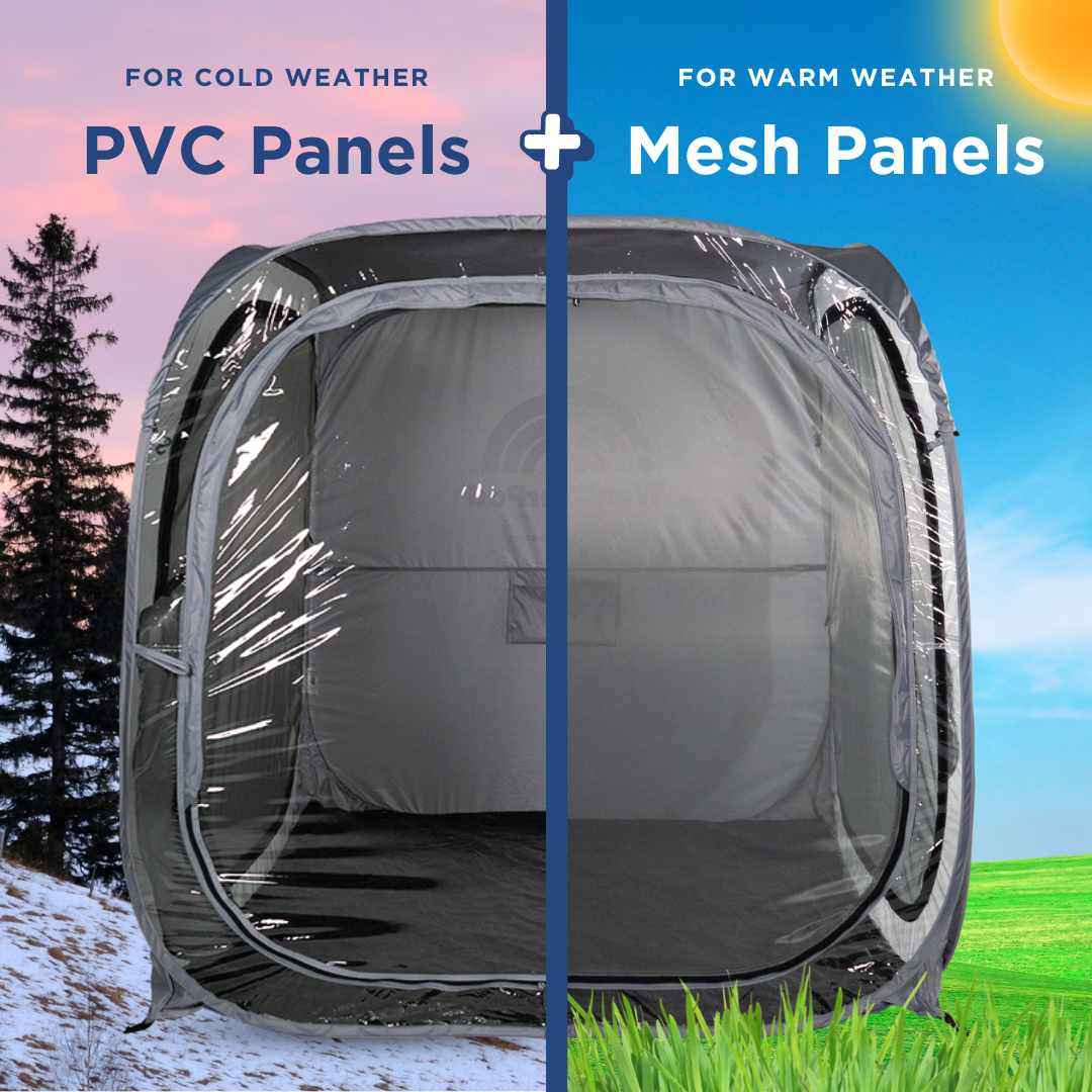 MegaPod® Deluxe 4-Season 2-4 Person 58x58 Square Pop-Up Pod